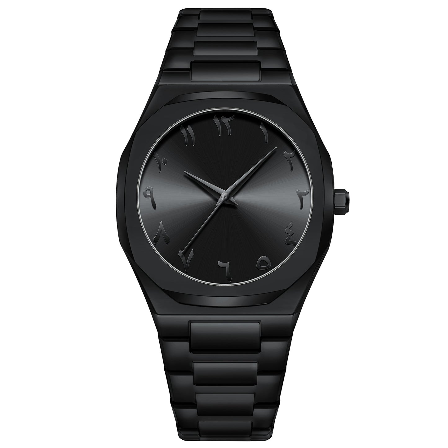 Men'S Business Advanced Arabic Steel Belt Quartz Watch