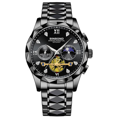 Men'S Casual Multi-Function Quartz Watch