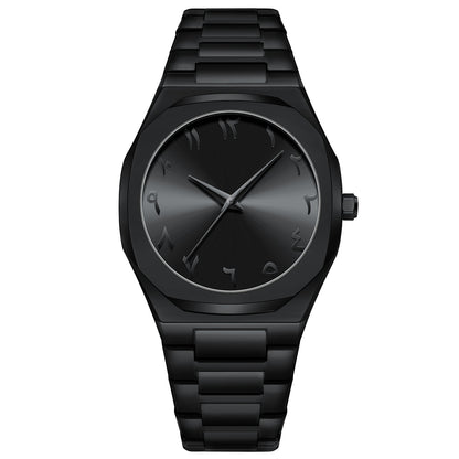 Men'S Business Advanced Arabic Steel Belt Quartz Watch