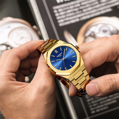 Simple Gold Men'S Watch Student Quartz Watch