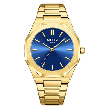 Simple Gold Men'S Watch Student Quartz Watch
